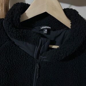 LEGENDS Deep Pile Zip Up Teddy Winter Jacket